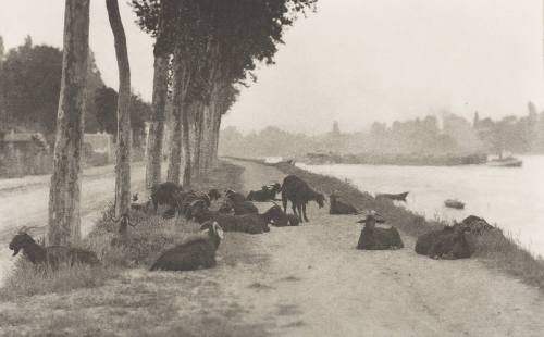 On the Seine — Near Paris from the portfolio Picturesque Bits of New York and Other Studies