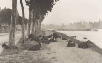 On the Seine — Near Paris from the portfolio Picturesque Bits of New York and Other Studies
