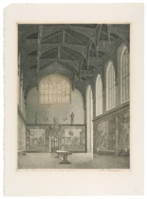 Great Tapestry Hall, Hampton Court Palace, England