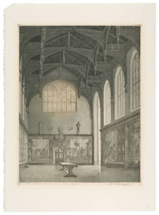 Great Tapestry Hall, Hampton Court Palace, England