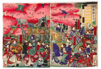 Night Glitter at the Yoshiwara (Zensei sato no yubae)