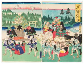 The Seven Lucky Gods on a Treasure Pilgrimage to Ise