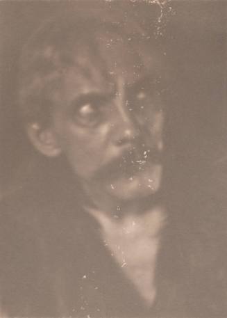 Portrait of Man Looking Up and to the Right