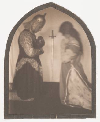 Kneeling Knight and Maiden Praying