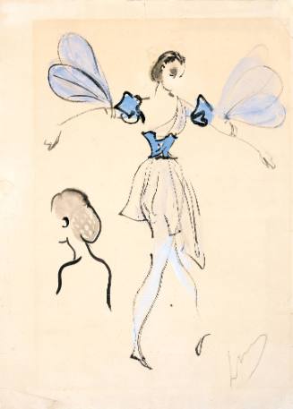 Women's Corps de Ballet for the Ballet "Les Elfes"