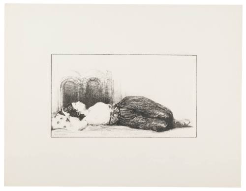 Reclining Female in Front of Double Arches