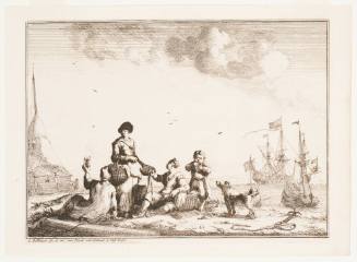 A Fisher-Family Picnicking on a Beach