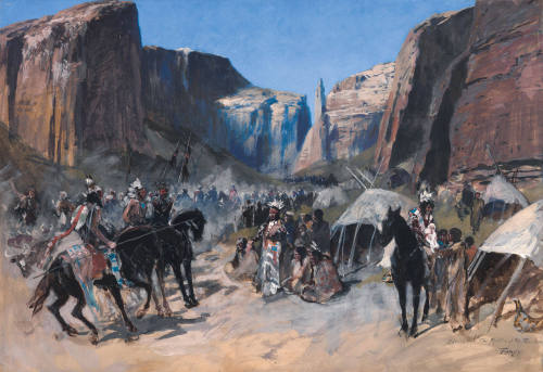 Sketch for "The Return of the Raiders"