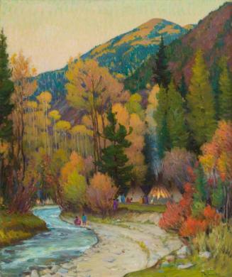 Apache Camp in Hondo Cañon, New Mexico