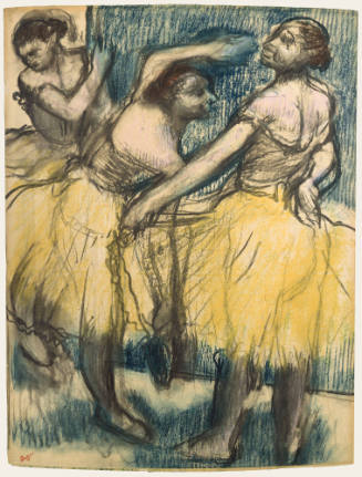 Three Dancers in Yellow Skirts (Trois danseuses [jupes jaunes])