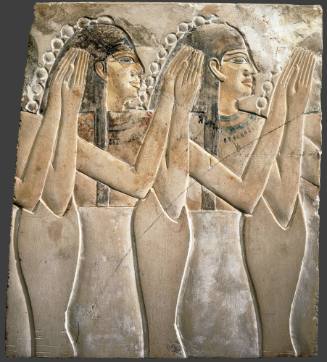 Tomb Relief: Female Attendants Clapping Hands