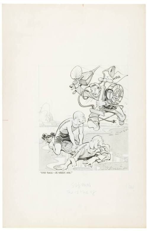 'Step Back - He Needs Air!"