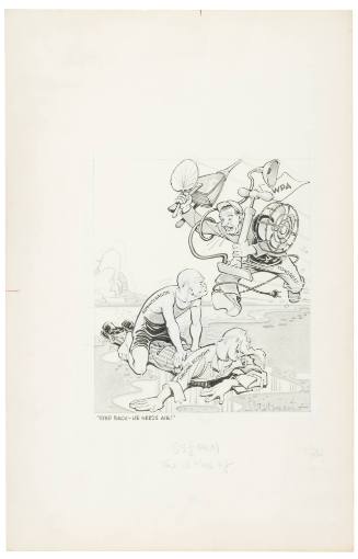 'Step Back - He Needs Air!"