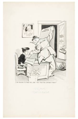 'I've Decided to Take the Job - But Sign the Contract First'