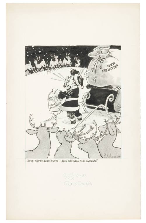 'Here Comet - Here Cupid - Here Donder and Blitzen!'