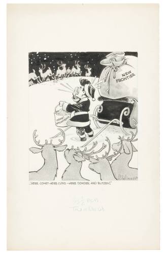 'Here Comet - Here Cupid - Here Donder and Blitzen!'