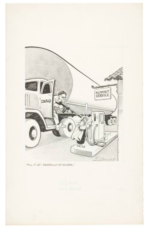 'Fill It Up! Peacefully of Course!'