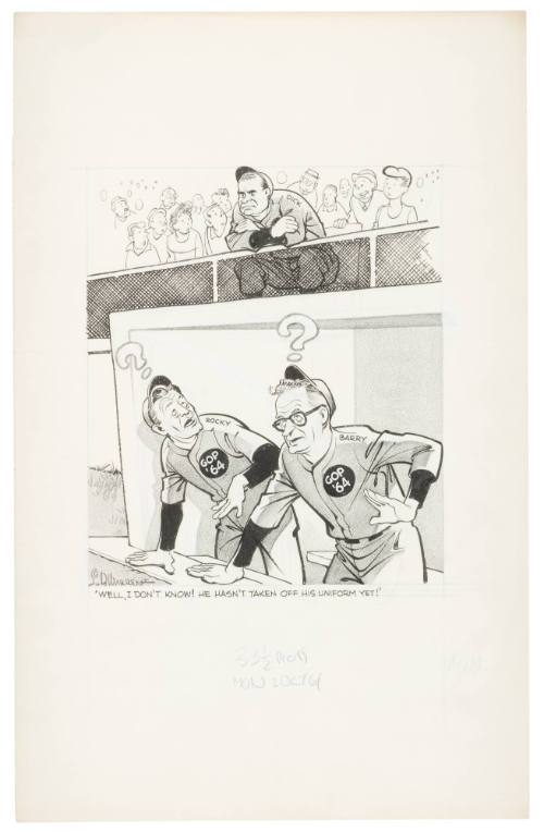 'Well, I Don't Know! He Hasn't Taken off His Uniform Yet!'