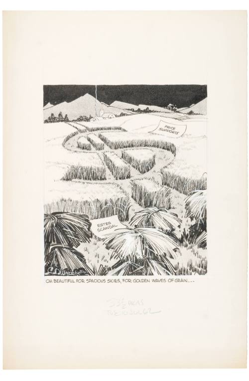 Oh Beautiful for Spacious Skies, For Golden Waves of Grain...'