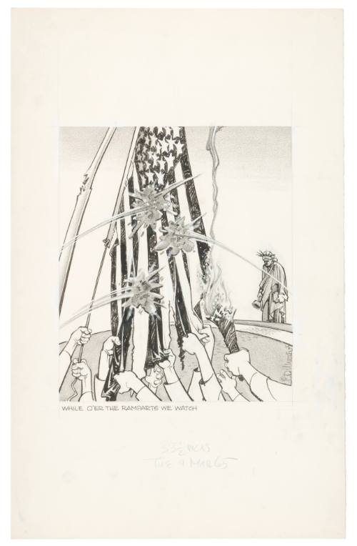 While O'er the Ramparts We Watch