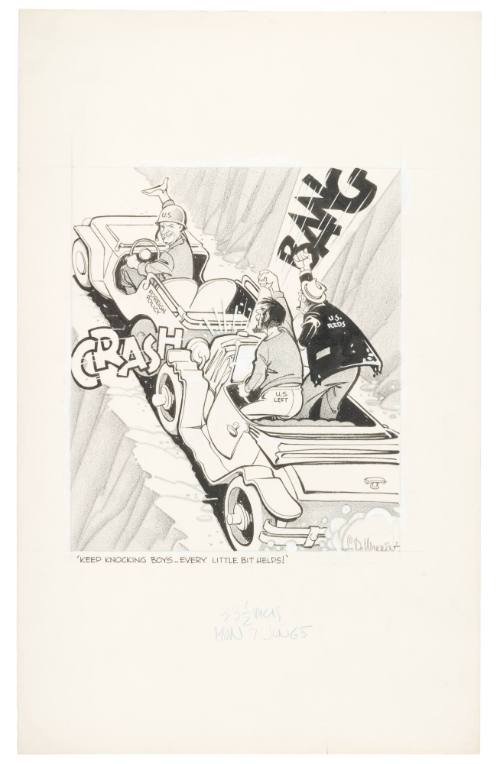 'Keep Knocking Boys, Every Little Bit Helps!'