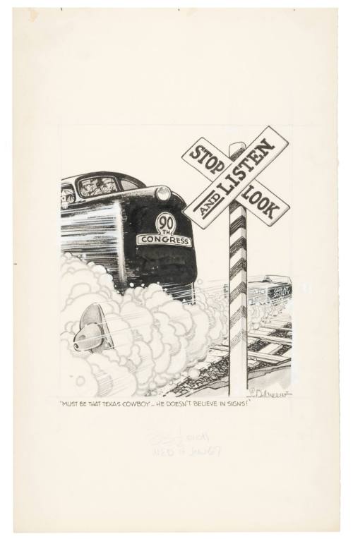 'Must Be That Texas Cowboy _ He Does't Believe in Signs!'