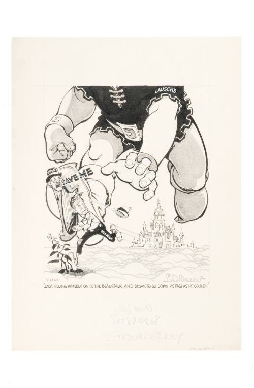 'Jack Flung Himself onto the Beanstalk, and Began to Go Down as Fast as He Could!'