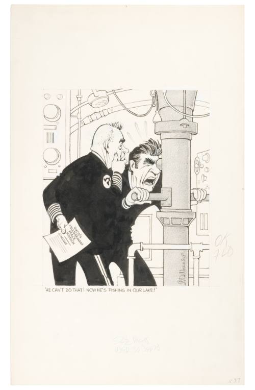 'He Can't Do That! Now He's Fishing in Our Lake!'