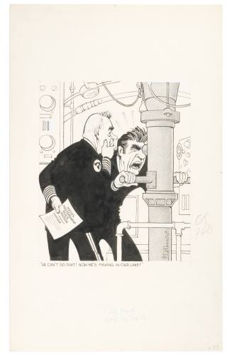 'He Can't Do That! Now He's Fishing in Our Lake!'