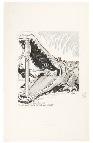 'I Thought You'd Never Get Here!'