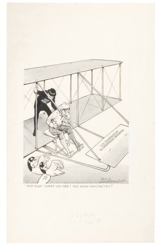 'Stop Right Where You Are! You Know Man Can't Fly!'