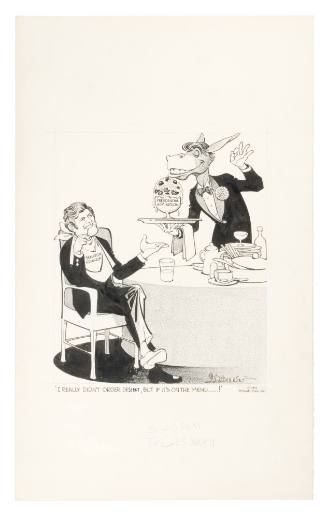 'I Really Didn't Order Dessert, but If It's on the Menu _ _ _ _!