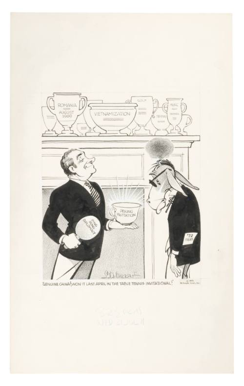 'Genuine China! Won it Last April in the Table Tennis Invitational!'