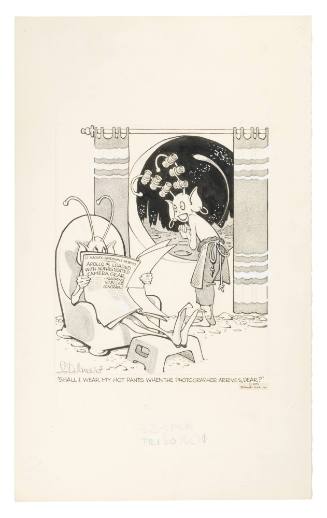 'Shall I Wear My Hot Pants When the Photographer Arrives, Dear?'