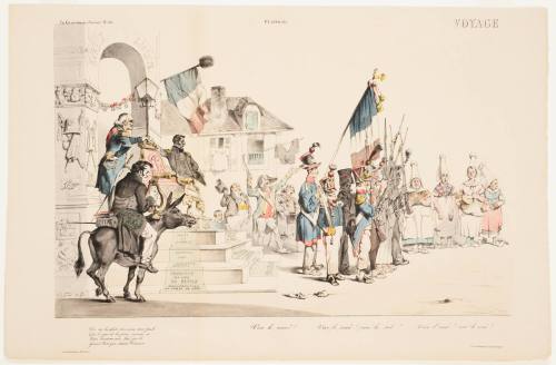 Progress of Immutable Thought Through Eager Crowds (Voyage de la Pensée Immuable a Travers les Populations Empressées)