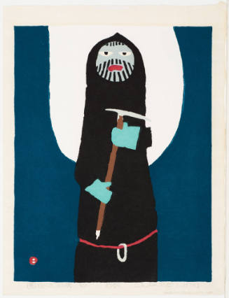 Mountaineer Standing in the Valley