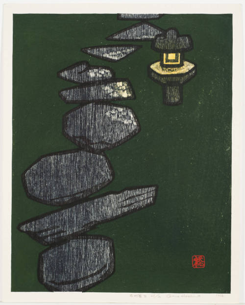 Stepping Stone and Lanterns in Water B