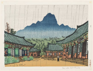 Mt. Uchi-Kongo in Rain, Korea