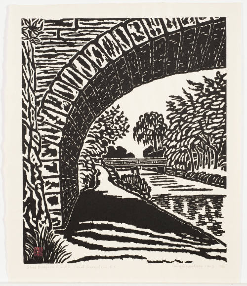 Stone Bridge on C. and O. Canal, Georgetown, DC