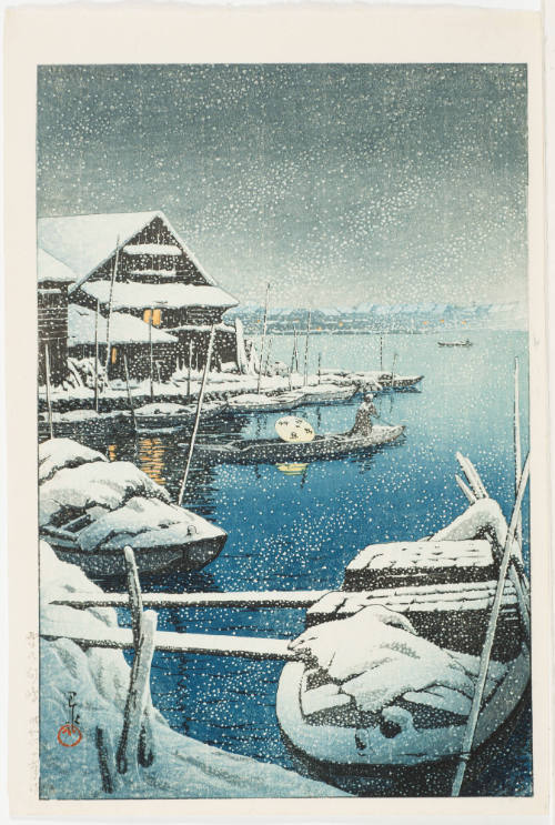 Snowstorm at Mukōjima (Yuki no Mukōjima)