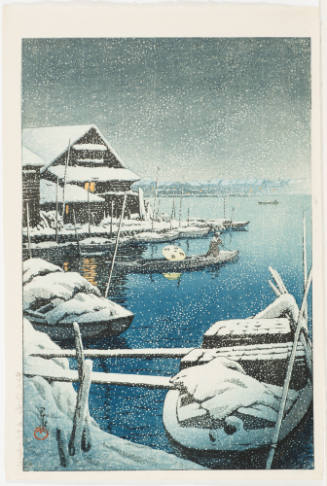 Snowstorm at Mukōjima (Yuki no Mukōjima)