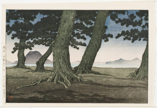 Kaigangi Beach in Sanuki Province (Sanuki Kaigangi no hama)