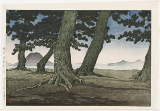Kaigangi Beach in Sanuki Province (Sanuki Kaigangi no hama)