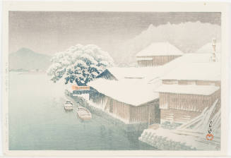Night Snow at Ishinomaki