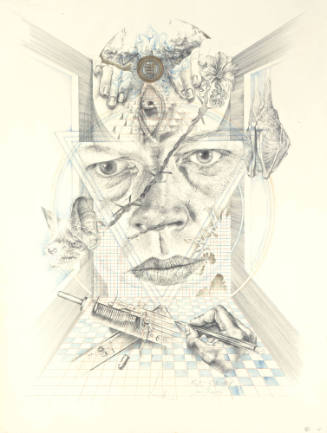 Untitled (Self Portrait with Bat)