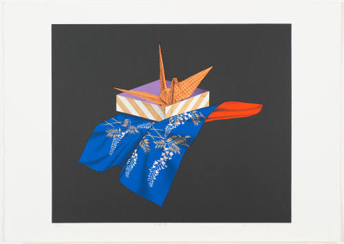 Folded Crane (Wisteria)