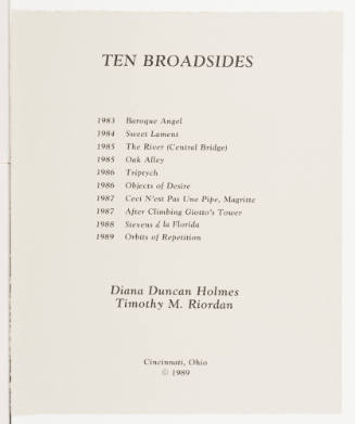 Ten Broadsides