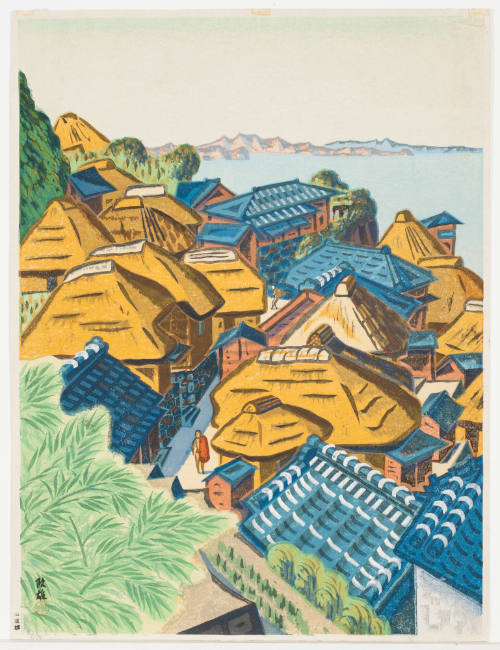 Roof Tops by the Sea