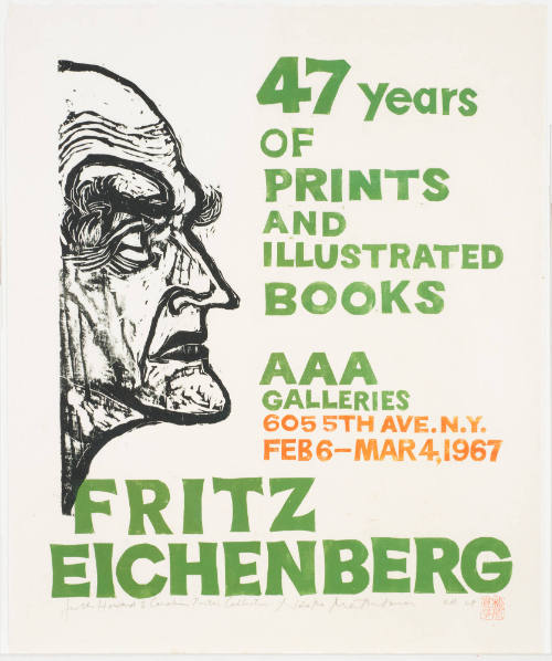 Fritz Eichenberg Exhibition, 1967