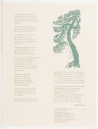 Text ahd Colophon for Hagoromo